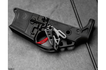 Image of RISE Armament RA-535 Advanced-Performance Trigger, Single Stage System, 3.5lb Pull Weight, Black/Red, RA-535-RED-ARP