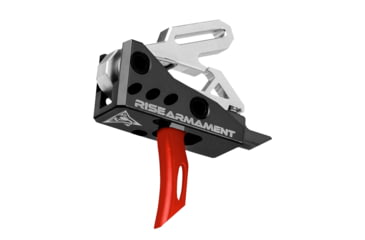 Image of RISE Armament RA-535 Advanced-Performance Trigger, Single Stage System, 3.5lb Pull Weight, Black/Red, RA-535-RED-ARP