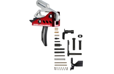 Image of RISE Armament RA-535 Advanced Performance Trigger w/ AR-15 Lower Parts Kit, Curved, 3.5lb, Black, RA-535-BLK-12003