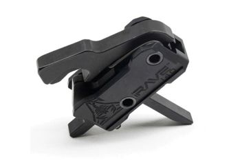 Image of RISE Armament Rave 140 Flat 3.5lb Drop-In Trigger w/ Anti Walk Pins, Black, RA-R140F-AWP
