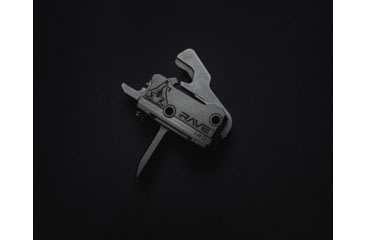 Image of RISE Armament Rave 140 Flat 3.5lb Drop-In Trigger w/ Anti Walk Pins, Black, RA-R140F-AWP