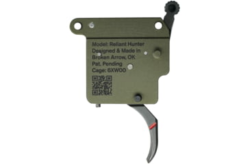 Image of RISE Armament Reliant Hunter Rem 700 Drop-In Trigger With Bolt Release, Green/Black, RA-740-BC