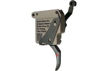 Image of RISE Armament Reliant Pro Rem 700 Drop-In Trigger, Curved Blade, FDE/Black, RA-735-C
