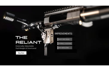 Image of RISE Armament Reliant Pro Rem 700 Drop-In Trigger With Bolt Release, Flat Blade, FDE/Black, RA-735-F-BC