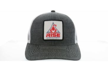 Image of RISE Armament Mesh Back Cap w/Patch, Universal, Heathered Black, RH-105-BLK 