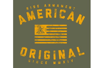Image of RISE Armament RISE Armament American Original T-Shirt - Mens, Military Green, Extra Large, MS-303-GRN-XL