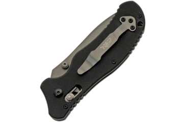 Image of Rite Edge Axis Lock Folding Knife, 4.75in Closed, 3.75in Gray Finish 440 Stainless Blade, Black G10 Handle, RUC-4002