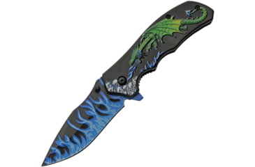 Image of Rite Edge Dragon Flame Linerlock A/O CN300549GN
