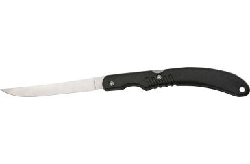 Image of Rite Edge Folding Fillet Folder Knife, Stainless flexible filet blade, Black composition handle CN210815