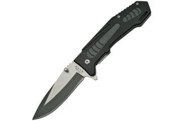 Image of Rite Edge G-10 Linerlock Black Folding Knife,3.5in,Drop Point,Black,G10 Handle CN300355