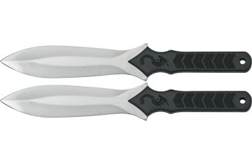 Image of Rite Edge Target Throwing Fixed knife, stainless double edge blade, Textured black composition handle CN210710