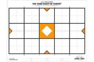 Image of Rite in the Rain 25 and 100 Yard Zeroing Target, 8.5 x 11, 25 Pk RR TG8511Z