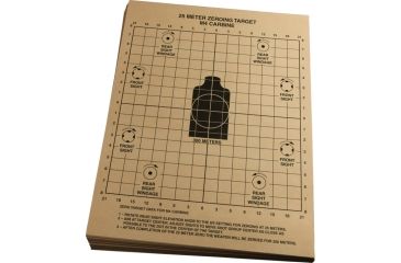 Image of Rite in the Rain 25 METER ZEROING TARGET, Tan, 8 1/2 x 11 9125
