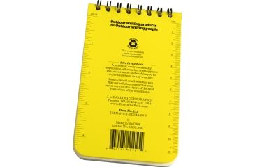 Image of Rite in the Rain 3X5 NOTEBOOK - EMS, Yellow, 3 x 5 112
