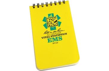 Image of Rite in the Rain 3X5 NOTEBOOK - EMS, Yellow, 3 x 5 112