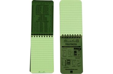 Image of Rite in the Rain 3X5 NOTEBOOK - GREEN, Green, 3 x 5 935