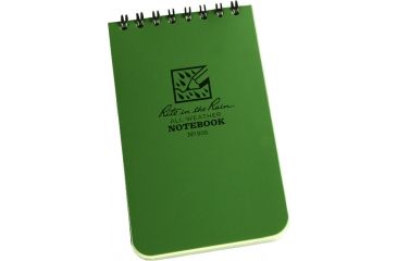 Image of Rite in the Rain 3X5 NOTEBOOK - GREEN, Green, 3 x 5 935