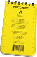 Image of Rite in the Rain 3X5 NOTEBOOK - YELLOW, Yellow, 3 x 5 135