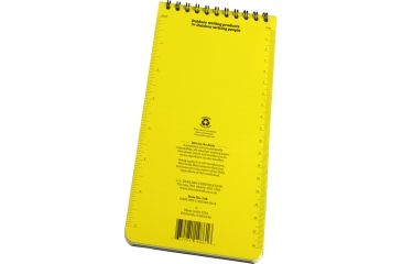 Image of Rite in the Rain 4X8 NOTEBOOK - YELLOW - REPORTERS, Yellow, 4 x 8 148
