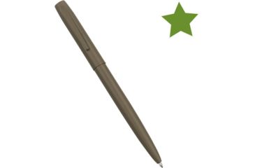 Image of Rite in the Rain All-Weather Metal Clicker Pen with Black Ink, FDE RR FDE97