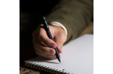 Image of Rite in the Rain All-Weather Standard Clicker Pen,Blue Ink,Matte Black 93B