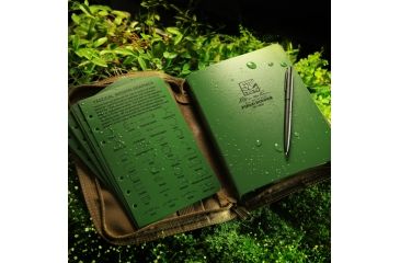 Image of Rite in the Rain BINDER KIT - GREEN, Green, 5 5/8 x 7 1/2 9200-KIT