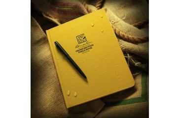 Image of Rite in the Rain Bound Book - Fabrikoid Cover - Universal, Yellow, 4 3/4 x 7 1/2 370F