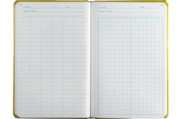 Image of Rite in the Rain BOUND BOOK - FABRIKOID COVER - ENVIRONMENTAL, Yellow, 4 3/4 x 7 1/2 550F