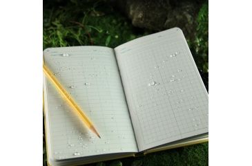 Image of Rite in the Rain BOUND BOOK - FABRIKOID COVER - ENVIRONMENTAL, Yellow, 4 3/4 x 7 1/2 550F