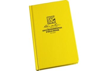 Image of Rite in the Rain BOUND BOOK - FABRIKOID COVER - ENVIRONMENTAL, Yellow, 4 3/4 x 7 1/2 550F