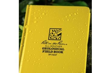Image of Rite in the Rain BOUND BOOK - FABRIKOID COVER - GEOLOGICAL, Yellow, 4 3/4 x 7 1/2 540F