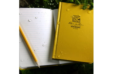 Image of Rite in the Rain BOUND BOOK - FABRIKOID COVER - JOURNAL, Yellow, 4 3/4 x 7 1/2 390F