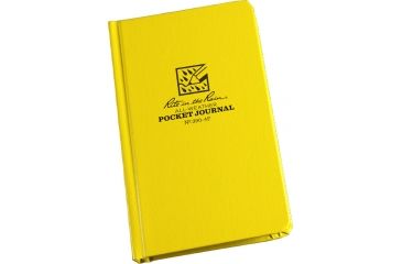 Image of Rite in the Rain BOUND BOOK - FABRIKOID COVER - POCKET JOURNAL, Yellow, 4 1/4 x 6 3/4 390-4F