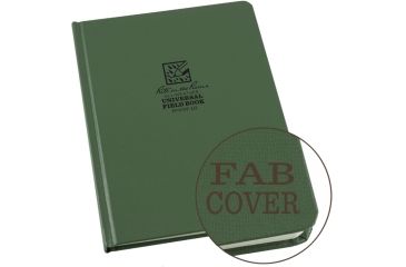 Image of Rite in the Rain Bound Book - Fabrikoid Cover - Universal - Green, Green, 6 3/4 x 8 3/4 970F-LG