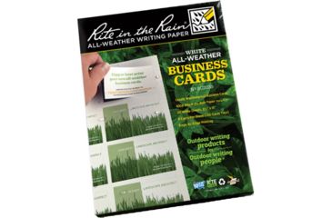 Image of Rite in the Rain Business Card Copier Paper,8 1/2x11in,White BC2035