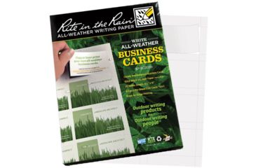 Image of Rite in the Rain Business Card Copier Paper,8 1/2x11in,White BC2035