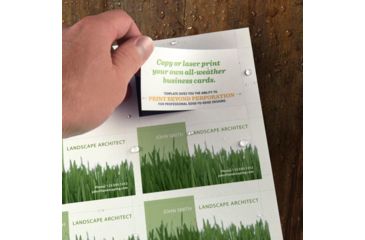 Image of Rite in the Rain Business Card Copier Paper,8 1/2x11in,White BC2035