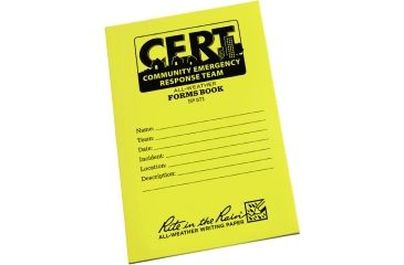 Image of Rite in the Rain Cert Forms Book - 3 Pack, Yellow, 4 5/8 x 7 571FX
