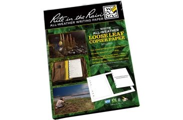 Image of Rite in the Rain COPIER PAPER - LOOSE LEAF - WHITE - 150 SH (300 FORMS), White, 8 1/2 x 11 LL8511