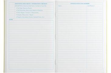 Image of Rite in the Rain FIRE INVESTIGATION FIELD NOTES, Yellow, 5 1/2 x 8 1/2 121