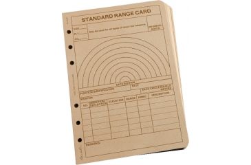 Image of Rite in the Rain LOOSE LEAF - TAN - RANGE CARD, Tan, 4 5/8 x 7 912T