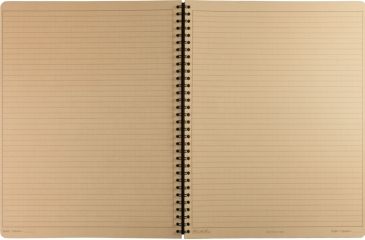 Image of Rite in the Rain MAXI-SPIRAL NOTEBOOK - TAN - UNIVERSAL, Tan, 8 1/2 x 11 973T-MX