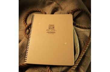 Image of Rite in the Rain MAXI-SPIRAL NOTEBOOK - TAN - UNIVERSAL, Tan, 8 1/2 x 11 973T-MX
