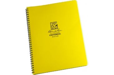 Image of Rite in the Rain MAXI-SPIRAL NOTEBOOK  - UNIVERSAL, Yellow, 8 1/2 x 11 373-MX