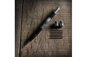 Image of Rite in the Rain Mechanical Pencil,5.75in,Black,1.1mm Black Lead w/7 Leads and 2 Extra Erasers BK99