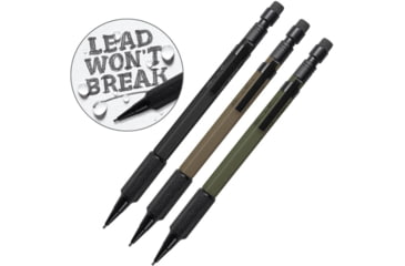 Image of Rite in the Rain Mechanical Pencil, Black Lead, 3 Pk, FDE/Black/Olive Drab, TAC13