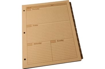 Image of Rite in the Rain MX CALENDAR PACK - WEEKLY, Tan, 8 1/2 x 11 9260W-MX