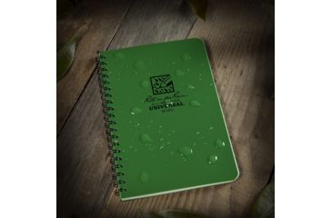 Image of Rite in the Rain Side Spiral - Green, Green, 4 5/8 x7 973