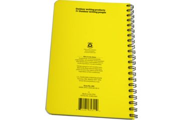 Image of Rite in the Rain SPIRAL NOTEBOOK - FIELD, Yellow, 4 5/8 x 7 353