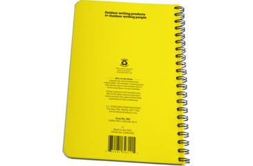 Image of Rite in the Rain SPIRAL NOTEBOOK - JOURNAL, Yellow, 4 5/8 x 7 393